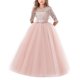 thumbnail image 1 of Vestido de encaje de ni?a de las flores para ni?os Boda Dama de honor Desfile Fiesta Fiesta de graduación, 1 of 2