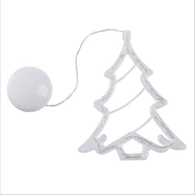 Luces navideñas para decoración de ventanas, luces navideñas para interiores, decoración de ventanas, luces colgantes para fiestas, decoración interior, regalo de Navidad JAMW Sencillez