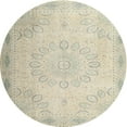 thumbnail image 1 of Ahgly Company Indoor Round Contemporary Light Gold Abstract Area Rugs, 5' Round, 1 of 6