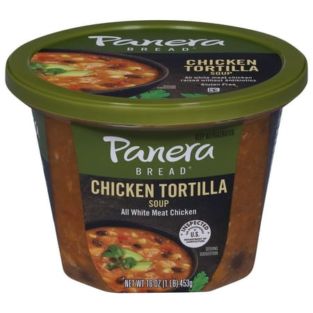 Panera Bread Gluten Free Ready-to-Heat Chicken Tortilla Soup, 16 oz Soup Cup