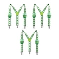 thumbnail image 1 of Tirantes de ST Patricks, accesorios para el día de San Patricio, suministros de disfraces ajustables Y espalda para fiesta, en casa,, 1 of 9