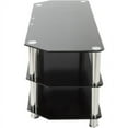 thumbnail image 5 of SDC1000CM-A TV Stand with Cable Management for up to 50", Black Glass and Chrome Legs., 5 of 7