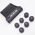 thumbnail image 4 of Wireless Solar Car Tire Pressure Monitoring System + 6 External Sensors TPMS LCD, 4 of 12