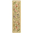 thumbnail image 2 of SAFAVIEH Chelsea Dania Floral Wool Runner Rug, Ivory, 2'6" x 10', 2 of 7