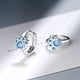 thumbnail image 4 of Perro azul gato para fiesta pendientes bonitos de plata para mujer pendientes de circonita pendientes joyería, 4 of 8