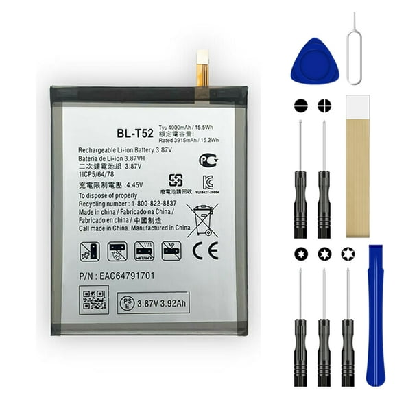 Replacement Battery BL-T52 For Verizon LG Wing 5G LM-F100VM LMF100VMY Tool