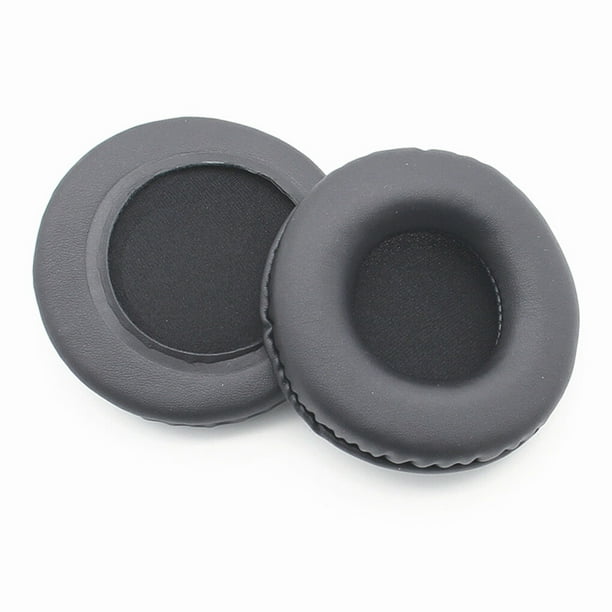 Injueey Almohadillas para los oídos, cojines, auriculares de malla transpirable, accesorios para auriculares, reemplazo de la cubierta para Relojes inteligentes Negro