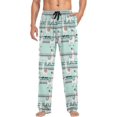 thumbnail image 4 of CROPD Hamburger Pajama Pants Mens Lounge Pants Lightweight Men Pajama Bottoms with Pockets Drawstring, 4 of 7