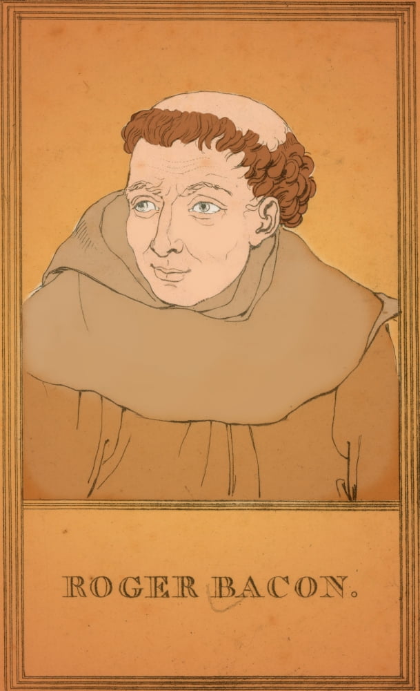 Roger Bacon English Philosopher Stretched Canvas Science Source (18 x