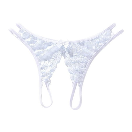 No Show Panties for Women Seamless Lacy Panties Set Womens Sexy Transparent Lace Open File No Off Underwear Womens Thong