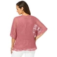 thumbnail image 2 of Jessica London Women's Plus Size Crochet Cardigan, 2 of 6