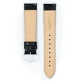thumbnail image 3 of Hirsch Kansas Smooth Leather Watch Strap - Black - L - 16mm - Silver Buckle, 3 of 9