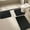 Black, variant on AZXY Bathroom Mats Set Of 3,Bathroom Rug Sets Clearance,U Shape Non Slip Washable Bath Rug Sets,Bath Mat Set Brown
