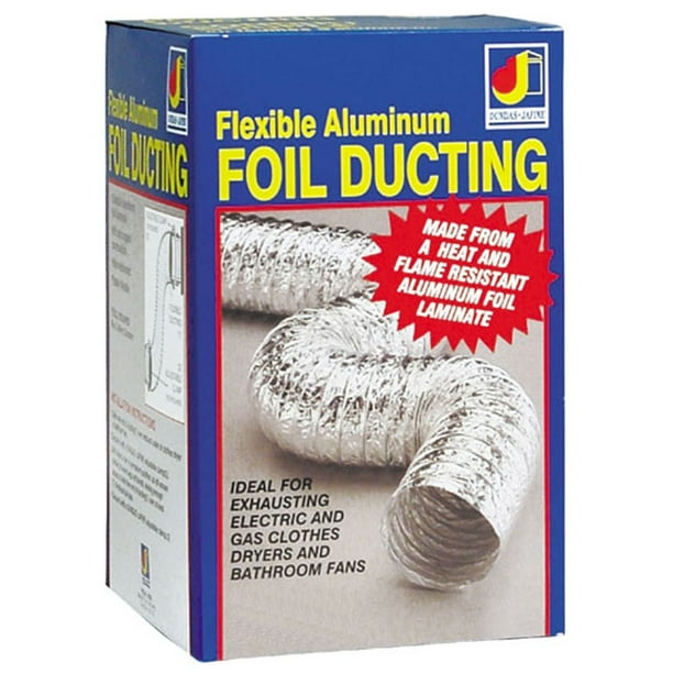 Dundas Jafine AF425ULPZW 4" X 25' Aluminum Foil Ducting
