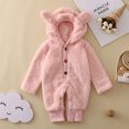 thumbnail image 2 of Vedolay Little Girls Clothes Girls Long Sleeve Bodysuit Boys Jumpsuits New Born Baby Stuff Pink,73, 2 of 2