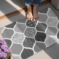 thumbnail image 4 of Bohemian Retro Floral Non-Slip Entryway Door Mat,Boho Indoor Decor Durable Low Plush Door Mat,Washable Welcome Rug for Patio Hallway Home Decor 20x32 Inches, 4 of 7