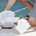 thumbnail image 4 of IFANLANDOR 20Pcs Pool Skimmer Basket Socks White Fine Mesh Filter Bags for Swimming Pool Debris Capture, 4 of 8