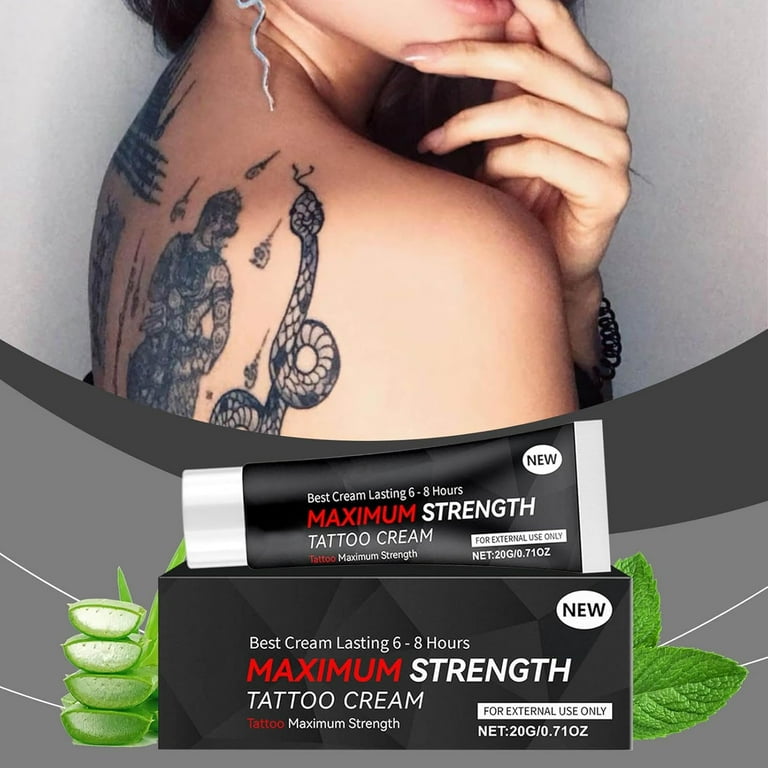 Tattoo Numibing Cream Gel, Soothing Gel - Up to 6 Hours Extra Strength for Tattoos, Joint Nourishing Care Stick Moisturizes And Soothes Joint Skin Caring For Dry Skin,  20g/pcs