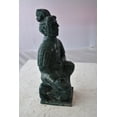 thumbnail image 4 of Asian Terracotta Warrior Sitting Replica Made of Marble 5" x 5" x 15"H, 4 of 11