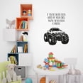 thumbnail image 2 of Hated By Your Child Quote Quotes Monster Truck Toy Car Wall Sticker Art Decal for Girls Boys Room Bedroom Nursery Kindergarten House Fun Home Decor Stickers Wall Art Vinyl Decoration Size (30x27 inch), 2 of 3