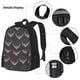 thumbnail image 3 of Easygdp pink hearts Mochila para Niños y Niñas con Set de Caja de Almuerzo y Estuche para Lápices 3 en 1, Mochila Escolar Estampada para Adolescentes, 3 of 7