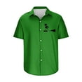 thumbnail image 2 of Camisas de Manga Larga para Hombres Blusa Cómoda de Cuello de Impresión, Camisa Casual de Poliéster para Uso Diario, de Fiesta Y de Primavera de Verano, 2 of 4