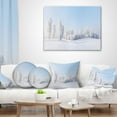 thumbnail image 4 of Designart Winter Trees Covered with Frost - Landscape Photography Throw Pillow - 12x20, 4 of 5