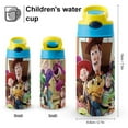 thumbnail image 2 of Toy Story Kids Straw Water Bottle, Stainless Steel Vacuum Insulated Water Bottle for School Travel Sport, 2 of 8