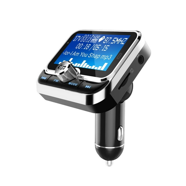 Rbaofujie Car Mounted Bluetooth MP3 Player.car Audio FM Transmitter.telephone Hands- Multilingual Display