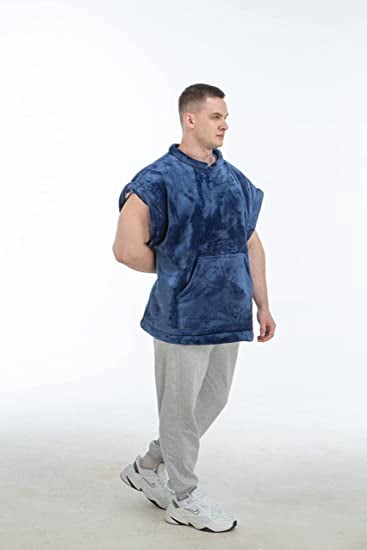 Zillywood Oversized Wearable Blanket Hoodie with Removable Sleeves, Hood and Bottom. Soft Customizable Fleece Blanket Hoodie with Sleeves, Wearable Warm Snuggle Blanket with Zippers. (Wine, One Size)