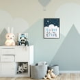 thumbnail image 2 of Shine Like the Stars Phrase Night Sky Clouds 16 in x 20 in Framed Painting Art Print, by Stupell Home Décor, 2 of 7