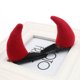 thumbnail image 4 of 10 unids Moda Rojo Diablo Cuerno Clips para el Cabello Niños Niños Sombreros Horquillas Para Mujeres Niñas Fiesta de Halloween Accesorios para el Cabello （Rojo）, 4 of 5