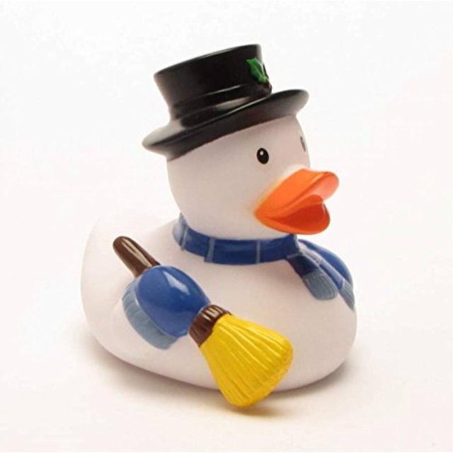 snowman rubber duck
