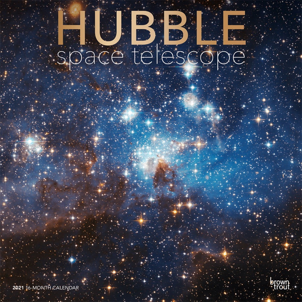 BrownTrout Publishers 2021 12 x 12 Inches Monthly Square Wall Calendar Hubble Space Telescope