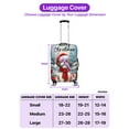 thumbnail image 5 of Merry Christmas Shih Tzu Enjoys Woofmas Winter Xmas Holiday Travel Luggage Cover Lion Dog Lover Gifts Suitcase Dust Protective Decor - 02022, 5 of 5