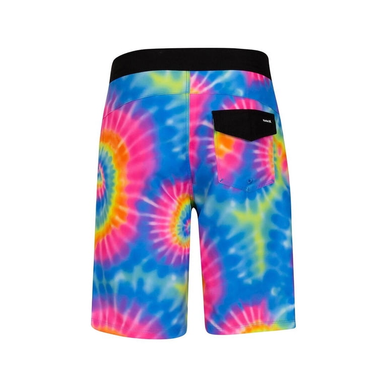 HURLEY SWIMSUIT BOYS - TIE DYE MULTI SZ 16 - BOARD SHORTS SWIM