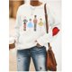 thumbnail image 4 of Sudadera con capucha navideña con estampado divertido de Cascanueces para mujer, suéter de manga larga con cuello redondo de gran tamaño, 4 of 5