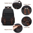 thumbnail image 4 of Mochila para portátil LUNLOPIK Canvas Vintage 15.6 pulgadas con puerto USB, 4 of 6