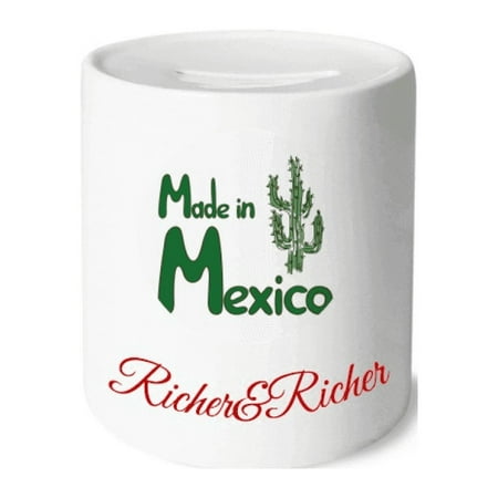 

Mexico Cactus Landscape Mexican Rich and Rich Bank Saving Box Coin