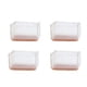 thumbnail image 5 of Tapas de silicona para sillas, 8 unidades/juego, transparentes, antideslizantes, funda protectora para patas cuadradas, 5 of 10