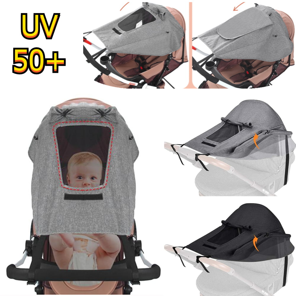Universal Stroller Pram Sun Shade Baby Infant UV Protection Rays Cover Awning 