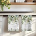 thumbnail image 7 of Sage Green Eucalyptus Leaves Kitchen Towels Set of 2, Summer Botanical Weeping Wooden Absorbent Dish Towels for Kitchen, Microfiber Hand Towel, Quick Drying Tea Towel for Cleaning Dishcloths, 7 of 7