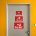 thumbnail image 5 of Classic Framed Plus Fire Exit Wall or Door Sign | Workplace Health and Safety - Large, 5 of 8