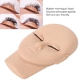 thumbnail image 4 of Lash Mannequin Head Lash Practice Kit Makeup Eyelash Extension Practice Doll Head with 3 Pairs Removable Eyelids Double Layer Lashes Replaced Eyelids Training Mannequin Head, 4 of 8