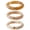 Color 01-3Pack, variant on 3 Pack Stretch Stacking Bracelets, Gold Plated Brass & Colorful Acrylic Bamboo Tube Bead Bangles, Summer Handmade Layering Jewelry for Women