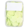 thumbnail image 2 of Wosthever Jabón Papel Mano Desechable Aromas Viaje Portátil Rebanada Flores Baño Camping Tabletas Suministros Baño Mostrada verdejazmín, 2 of 6