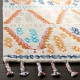 thumbnail image 3 of SAFAVIEH Casablanca Frances Aztec Shag Area Rug, Ivory/Multi, 4' x 6', 3 of 7