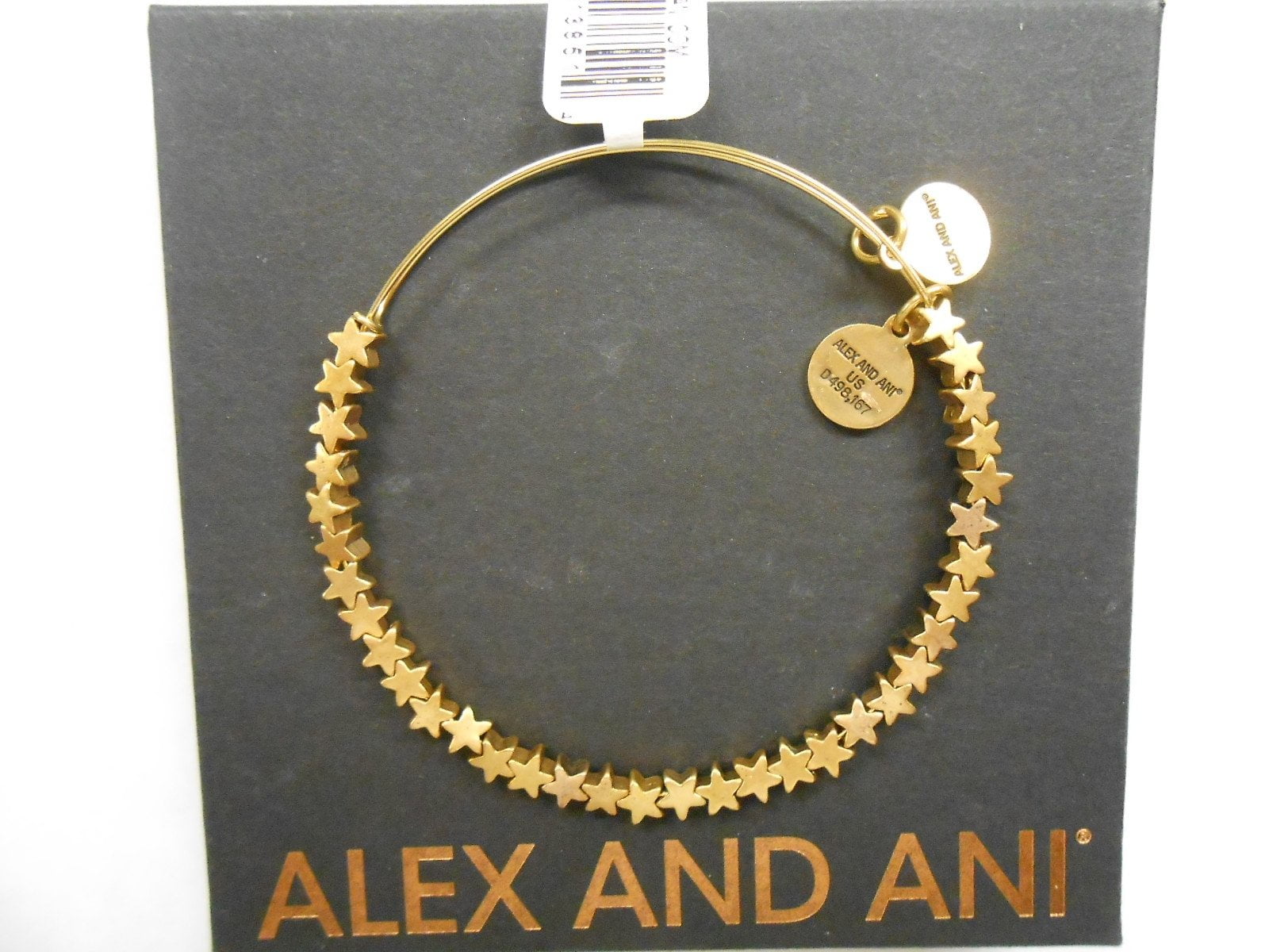 Alex and Ani TRAVELER Metal Beaded Expandable Bracelet Rafaelian Gold NWTBC 