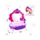 thumbnail image 4 of Beauty Vanity Play Set - Kids Play Vanity Toy with Pretend Makeup Accessories Beauty Salon Play Set Christmas Birthday Gifts for Little Girl, 4 of 5