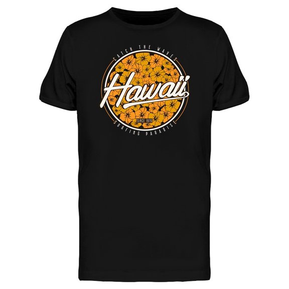 Hawaii Catch The Wave Tee Men's -Image by Shutterstock